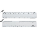 U.S. Standard 4 Bevel Architectural Ruler / Molded ABS Plastic (6")